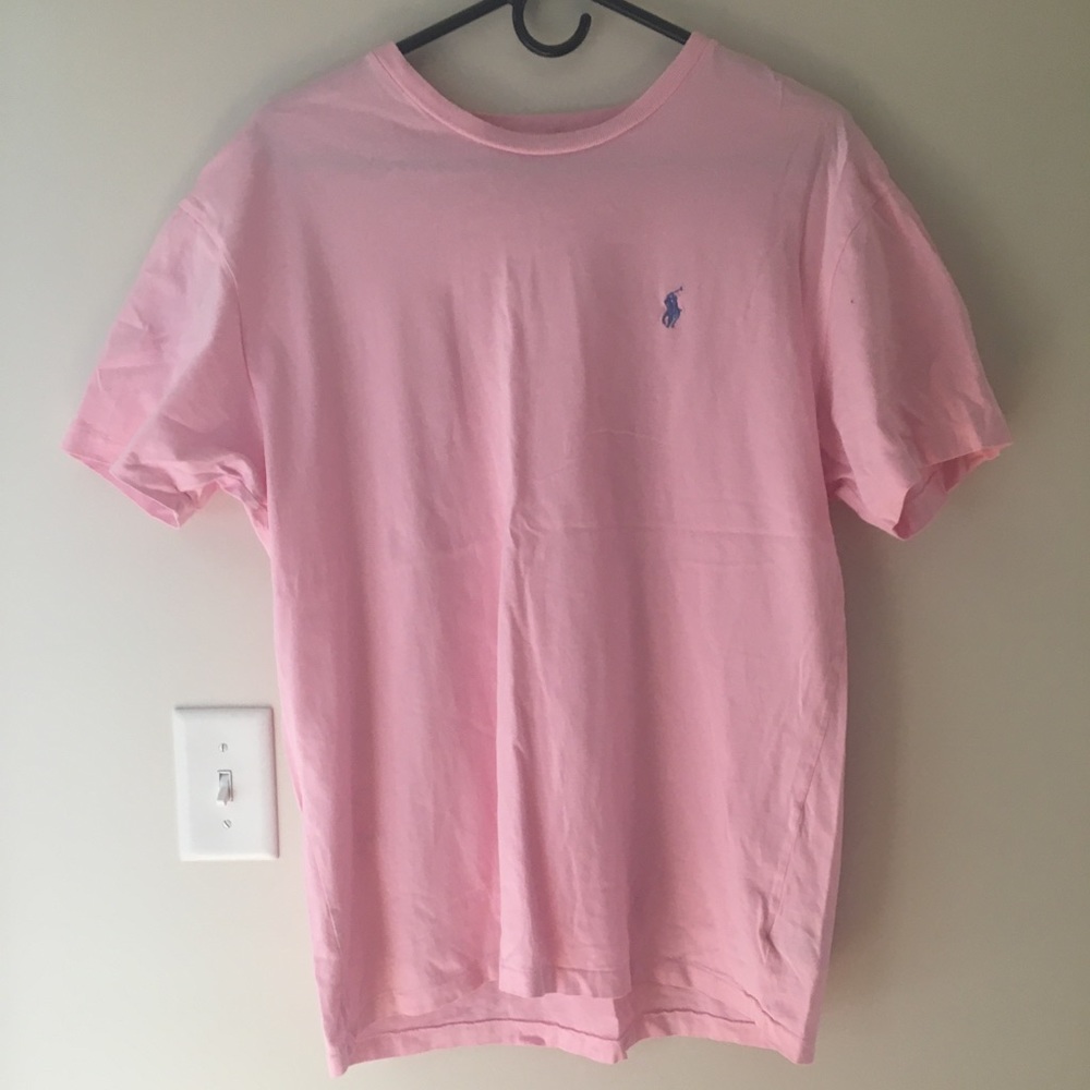 Pink polo tee
